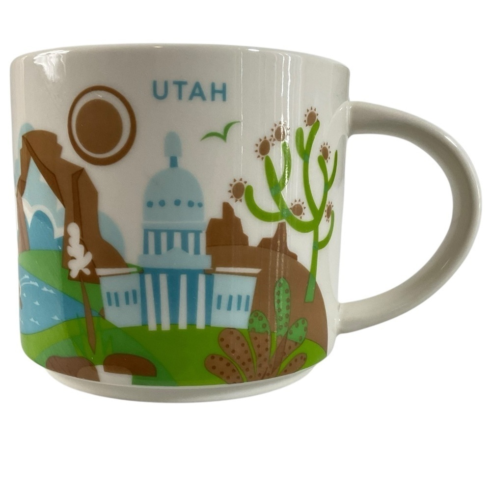 Starbucks Utah Mug You Are Here Collection 14 oz 2017 Stackable
